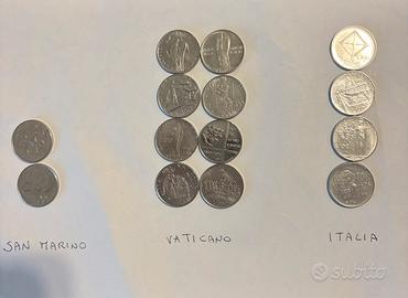 Monete da 100 lire.