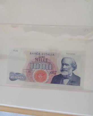 Mille lire verdi 1 tipo  dm 1965