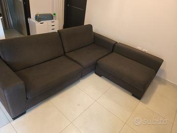 Divano 3 m con isola – ritappezzato