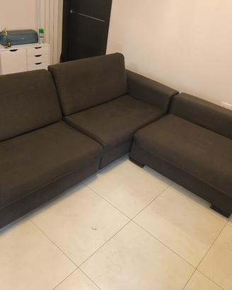 Divano 3 m con isola – ritappezzato