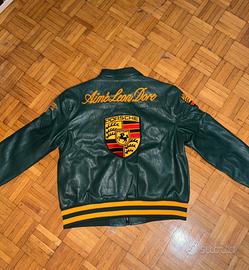 Giacca Porshe verde petrolio