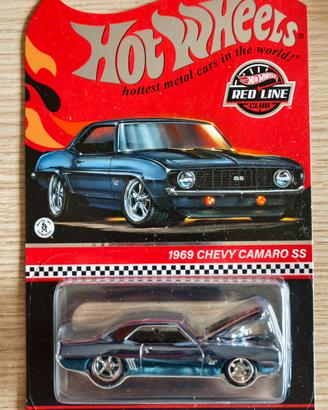 Hot Wheels 1969 Chevy Camaro SS RLC Real Riders.

