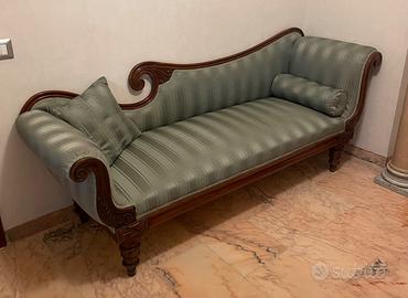 Divano chaise longue stile impero