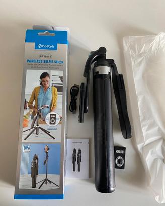 tripod cellulare  camera remot bluetooth 10m nuovo