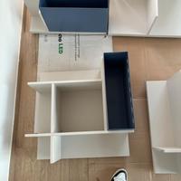 Libreria design componibile 5 pezzi