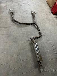 Scarico artigianale con valvola seat ibiza fr