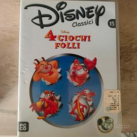CD-Rom 4 giochi folli Disney 