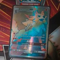Carta Pokémon Lycanroc GX nuova