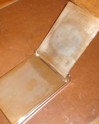 ELEGANTE PORTA BLOCKNOTES A5 - ARGENTATO