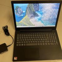 Notebook Lenovo 8gb ssd cpu amd batteria buona