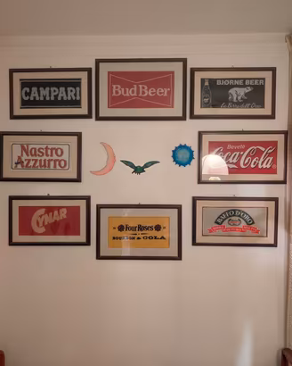 Campari Bud CocaCola  Roses Cynar Nastro Baffodoro