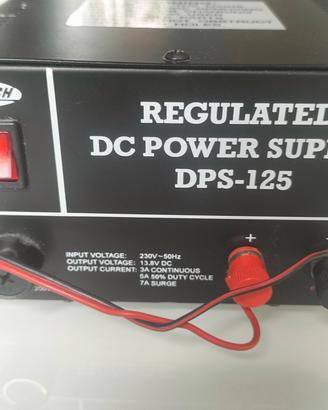 alimentatore stabilizzato 13,8 v + t amp difettoso