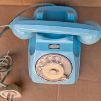 Telefono vintage S62 colore azzurro