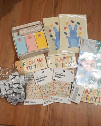 set per confezionare pacchetti