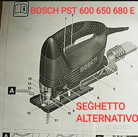 MANUALE D'uso BOSCH PST 600 PST 650 PST 680 E