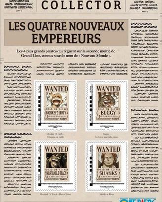 "“One Piece” Foglietto 4 francobolli
