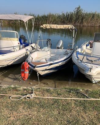 Barca Open 5 m + Honda 40CV + Carrello + Eco