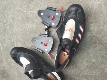 Scarpini e pedali Adidas anni 80  da collezione 