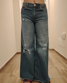 JEANS CARGO E ZAMPA ELEFANTE