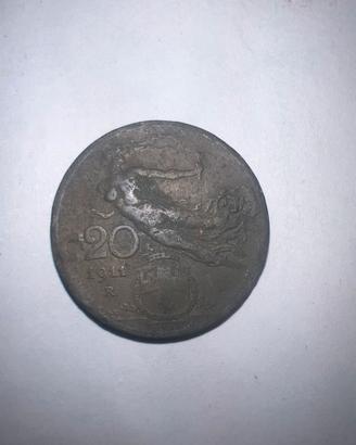 Moneta 20 centesimi 1911