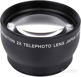 JACKAR 52mm Hi-Def Telephoto Converter 2X AF – dup