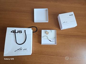 Collana e bracciale 4Us Cesare Paciotti Uomo