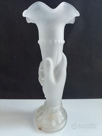 Piero Fornasetti vaso in vetro satinato