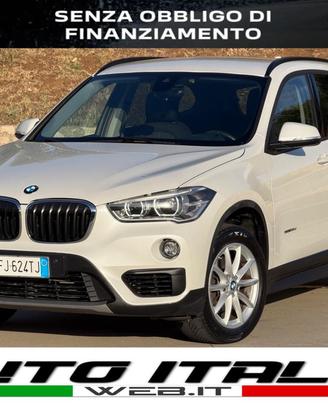 BMW X1 SDRIVE 16D BIANCO PERLA+LED+BIZONA+CRUISE