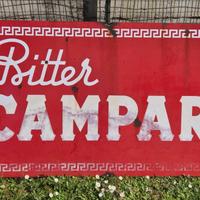 insegna tabella Campari vintage epoca smaltata 