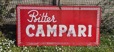 insegna tabella Campari vintage epoca smaltata 