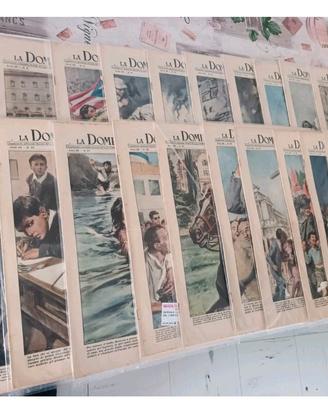 Giornale d'epoca "Domenica Del Corriere" 57 pz