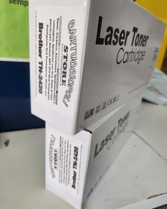 Kit 2 pz Toner Compatibile con Brother TN2420 3K