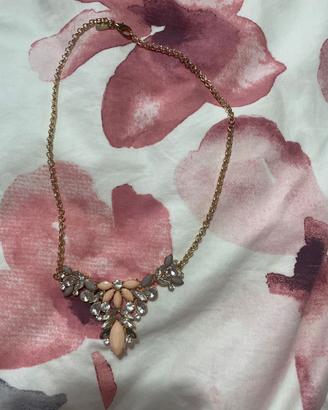 Collana con pietre e swarovski