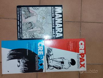 Tris Fumetto d'Autore: Crepax + Manara