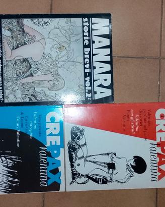 Tris Fumetto d'Autore: Crepax + Manara