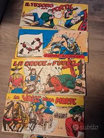 Striscia fumetti Dik  Saetta e altri ed. Casati