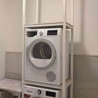 Struttura a colonna per lavatrice/asciugatrice
