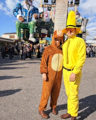 Costume da carnevale da coppia Curioso come George