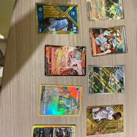 Carte pokemon e dei calciatori