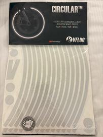 Vfluo Kit strisce retroriflettenti per cerchi moto