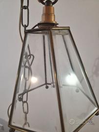 Lampadario tipo lanterna inglese
