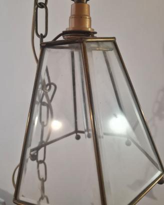 Lampadario tipo lanterna inglese