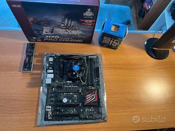 Z170 pro gaming asus + intel i5 6600