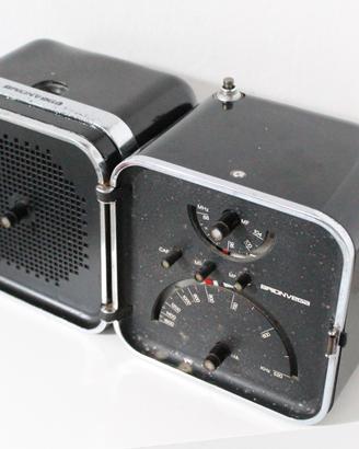 Brionvega TS502 Radio Cubo Nera arredamento vintag