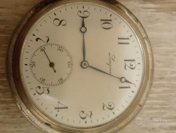 Longines orologio da taschino in argento 800