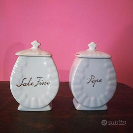 Ceramiche Laveno pepiera e saliera