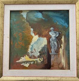 Interno di bosco. 50x50. Rossana Bartolozzi