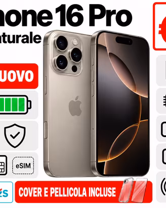 Apple iPhone 16 Pro Titanio Naturale 128 GB