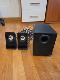 Casse Logitech Z213 2.1 con Subwoofer