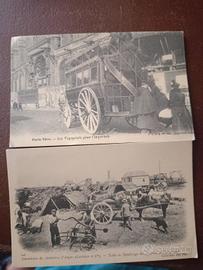 2 cartoline d’epoca francesi primi ‘900 – Parigi